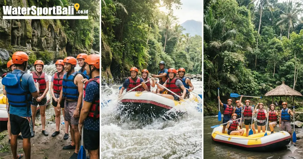 Briefing Rafting di Sungai Ayung